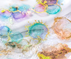 ست استیکر ترنسفر طرح آبرنگی