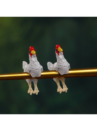 ست گوشواره طرح مرغ