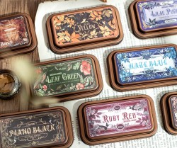 استامپ جعبه فلزی مدیوال آرت