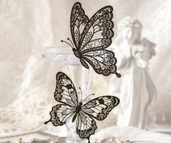 استیکر شفاف سیاه و سفید توری