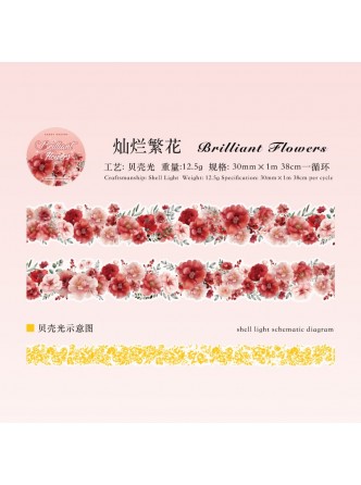 چسب واشی کریستالی گل