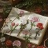 مقواهای طلاکوب طرح دسته ی گل