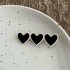 گیره مو سیاه و سفید