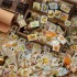 ست استیکر طرح تمبر قدیمی