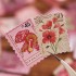 ست استیکر طرح تمبر قدیمی