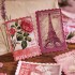ست استیکر طرح تمبر قدیمی